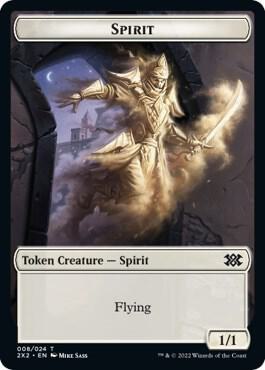 Cat Dragon // Spirit (008) Double-Sided Token (Back)