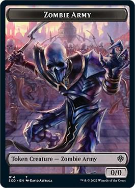Zombie // Zombie Army Double-Sided Token (Back)