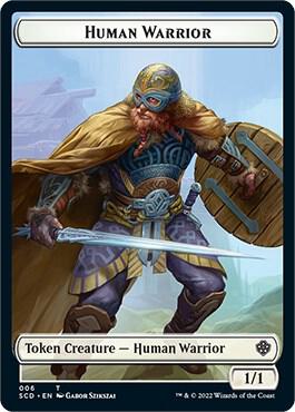Insect // Human Warrior Double-Sided Token (Back)