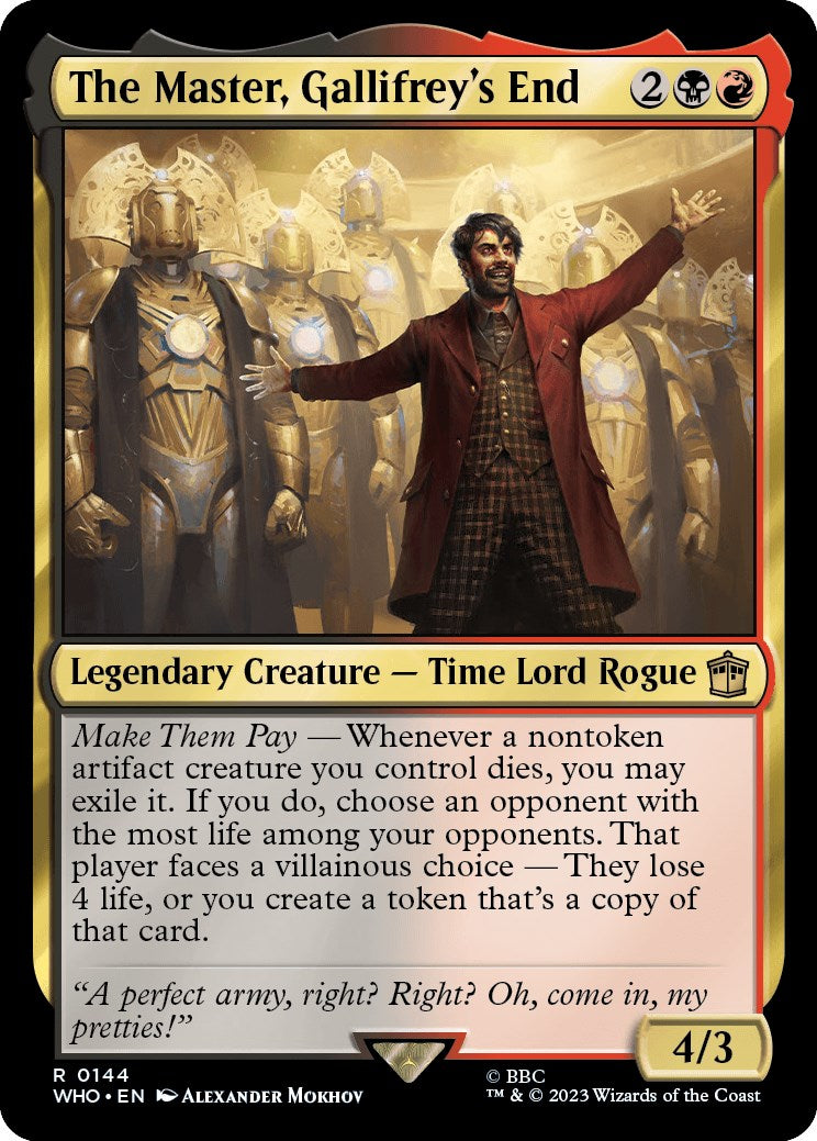 The Master, Gallifrey's End