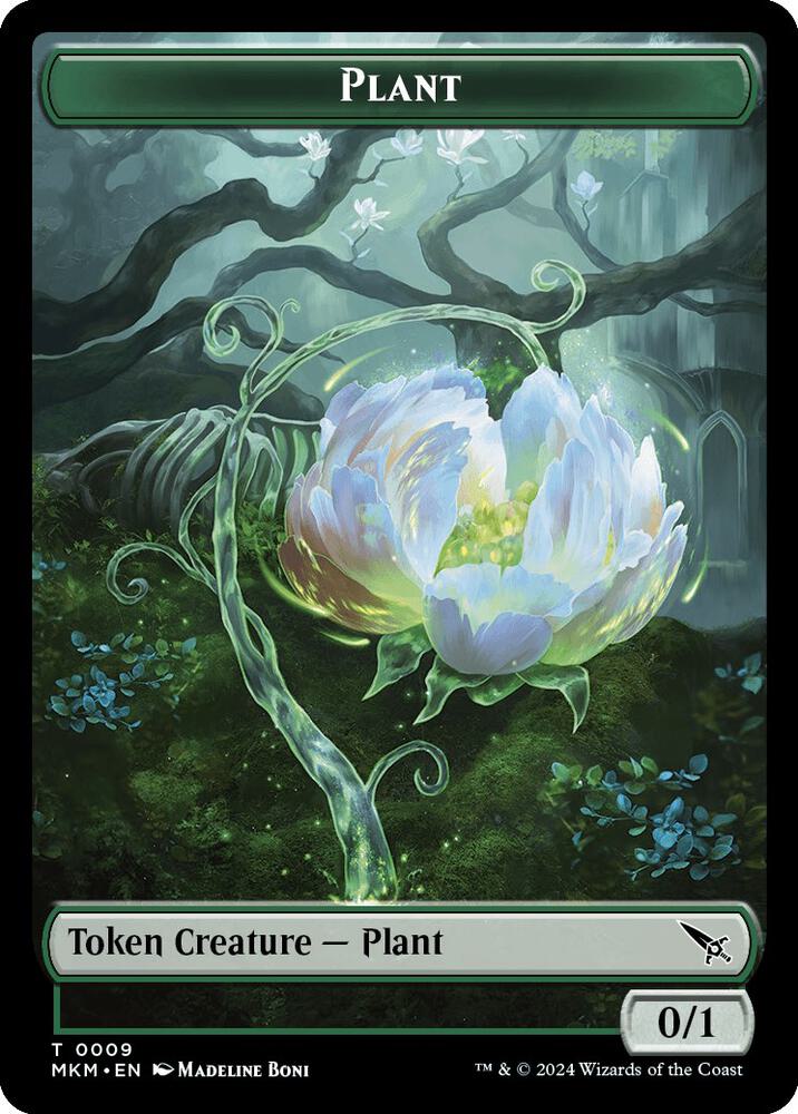 Detective // Plant Double-Sided Token (Back)