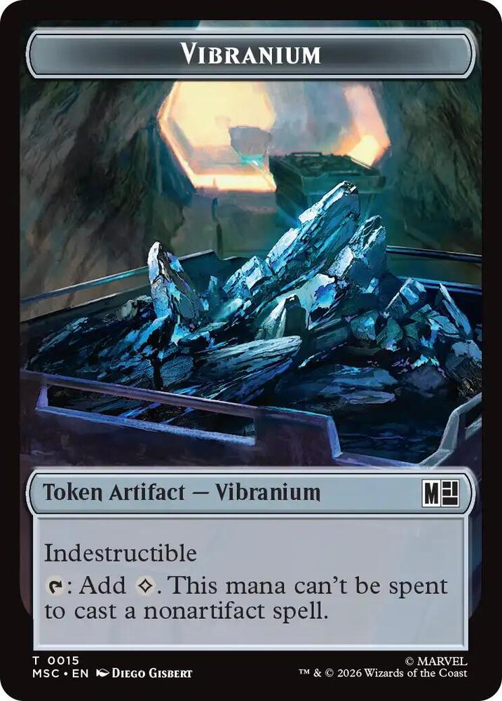 The Monarch (0016) // Vibranium (0015) Double-Sided Token (Back)