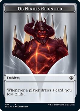 Emblem - Ob Nixilis Reignited Double-Sided Token (Back)