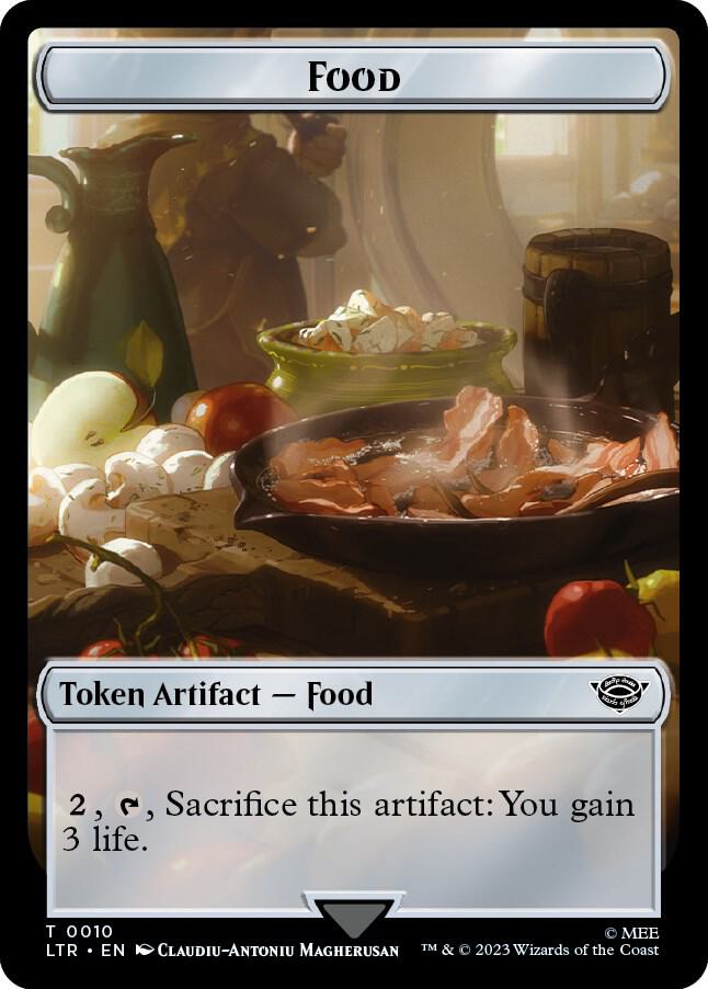 Soldier // Food (0010) Double-Sided Token (Back)