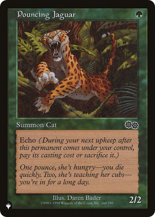 Pouncing Jaguar