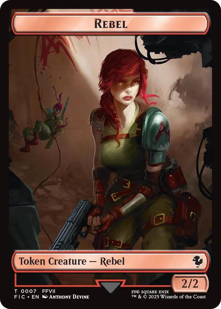 Soldier // Rebel Double-Sided Token (Back)