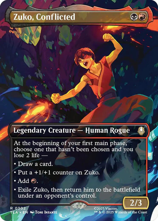 Zuko, Conflicted (Borderless)