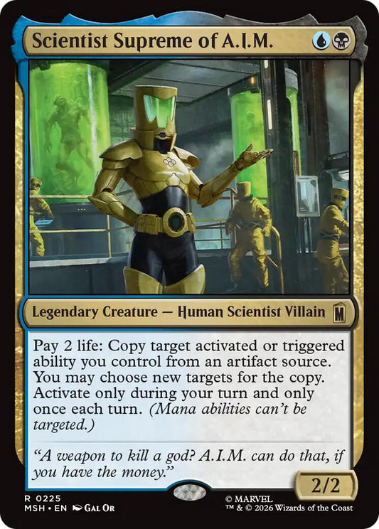 Scientist Supreme of A.I.M.