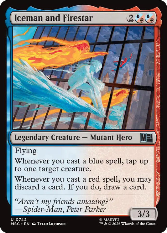 Iceman and Firestar