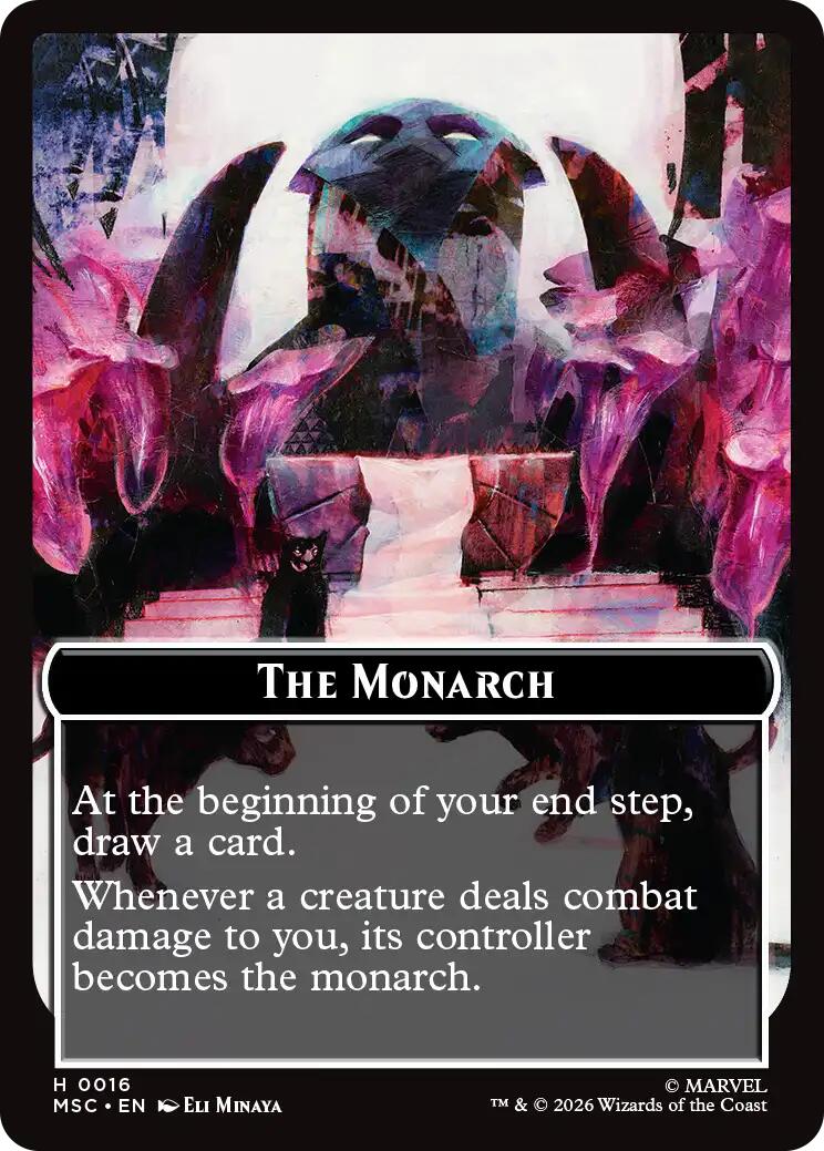 The Monarch (0016) // Vibranium (0015) Double-Sided Token