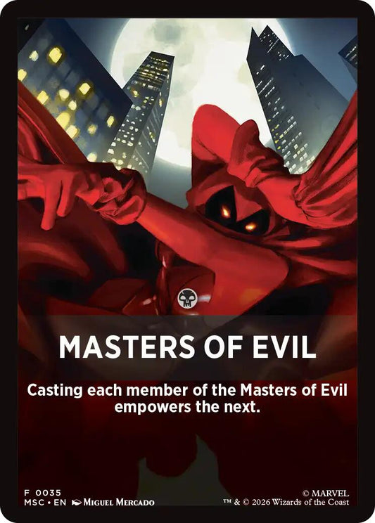 Masters of Evil Theme Card