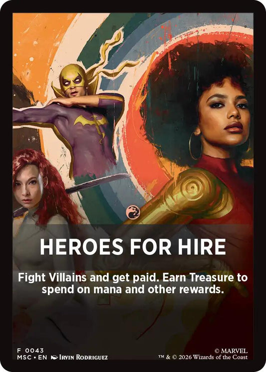 Heroes For Hire Theme Card
