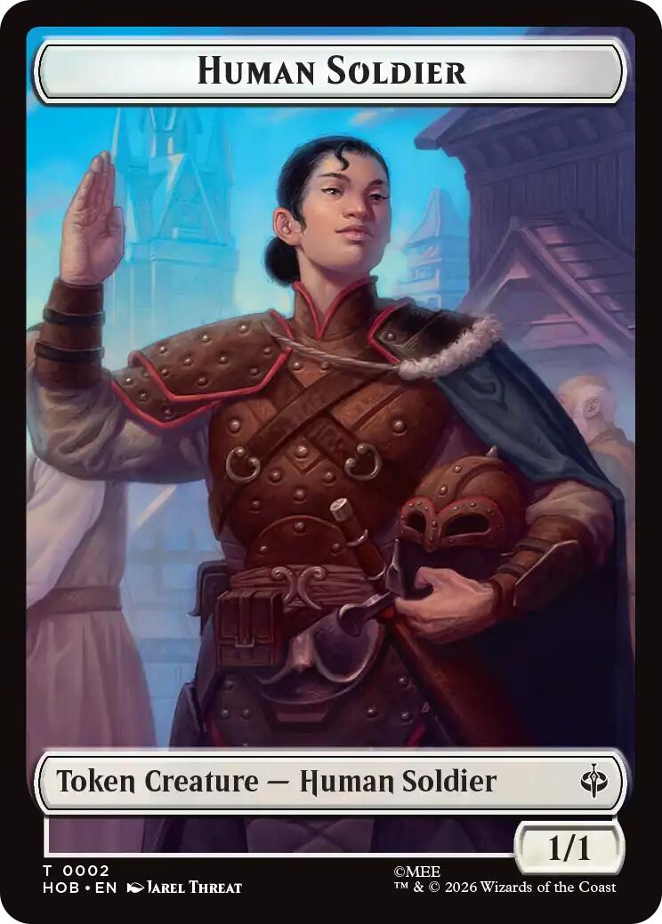 Human Soldier // On An Adventure Double-Sided Token